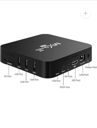 SMART BOX  4K 5G TV Box Android 10.0 Smart Box Ram 2GB ROM 16GB HD 3D Dual Band 2.4G/5.8G WiFi Quad Core Home