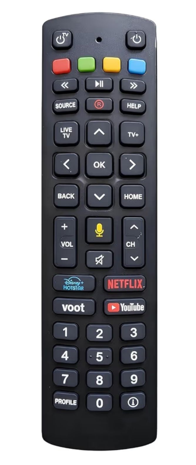 Jio Remote for Fiber Set-Top Box With Voice Command Google assistant | Original Remote Control & Genuine Remote for Joi | 43-Key Universal Replacement | Easy Pairing