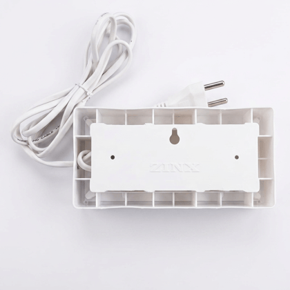  Extension Board 2 Switch 2  Socket Extension Boards With 2 Meter wire /Durable Board Wall Mounted Board with Wiring (White, 2 m)
