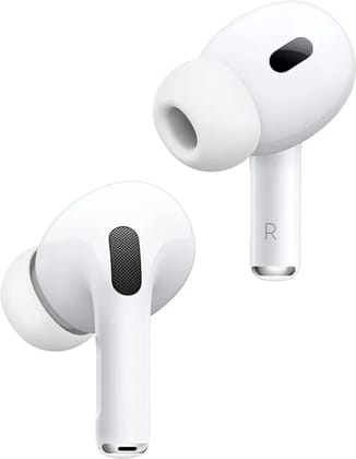 AirPods Pro (Gen 2) –True Wireless Earbuds with Charging Case | Premium White Bluetooth Earphones with Active Noise Cancellation, Transparency Mode, Touch Control
