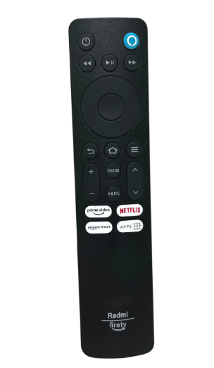 REDMI FIRE TV Remote Control With  Non Voice Command Compatible with FIRE TV Smart LCD LED TV with Prime Video, Netflix, Amazon Music and Easy APPS Access (Pairing Required)
