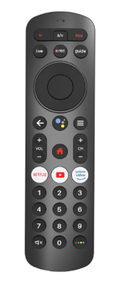 Artel WIFI Remote Control Compatible with Artel WIFI IPTV Set Top Box | Bluetooth IR Smart Connectivity | Without Voice Control | Circular D Pad with OK | Numeric Keypad | Live TV Record Home Button (Airtel Xstreame)