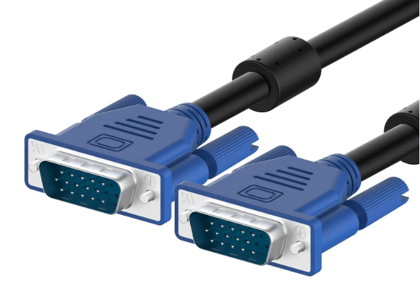 Male to Male 1.5Meter VGA Cable for PC/Monitor/LCD/LED, Plasma, Projector. Supports 1080P. VGA to VGA Converter Computer Cable