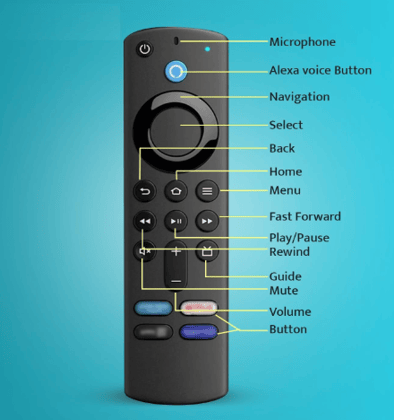  FIRESTICK Remote Compatible with Amazon Fire TV Stick  With Voice Command | Compatible with Amazon Fire TV Stick HD & 4K, Pairing required, Smooth Control, Replacement Remote