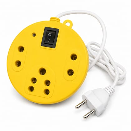  Multi-Socket Extension Board WIth An Integrated Power Switch And Indicator Light.with 3 Meter Long Copper Wire