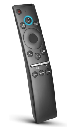 Samsung Non Voice Remote for Smart TV Compatible with Samsung LED QLED 4K 8K Crystal UHD HDR and Curved Models Replacement Remote with Samsung TV Plus Shortcut Buttons (Pairing Required)
