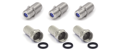  Cable Jointer Cable Extension Female Adaptor Rg6, Rg59 Dth, Dish Antenna, Cable TV Cable extention Cable Connector Qty-5