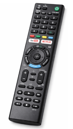 Sony TV Remote Control Bravia TV Remote RM-L1370 Works with Most Sony TV Smart LCD,LED,UHD,OLED,QLED & 4K Android TV-No Setup Required - Without Voice Command - Work with Netflix, Google Play, YouTube Shortcuts